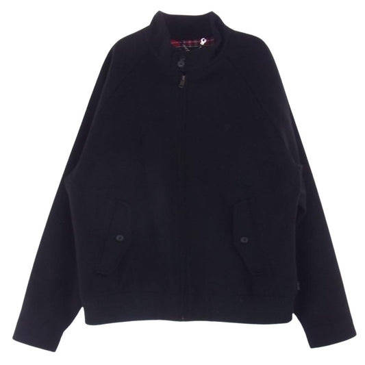 Supreme シュプリーム 19AW Wool Harrington Jacket チェック ウール ハリントン ブルゾン ジャケット ブラック系 M【中古】