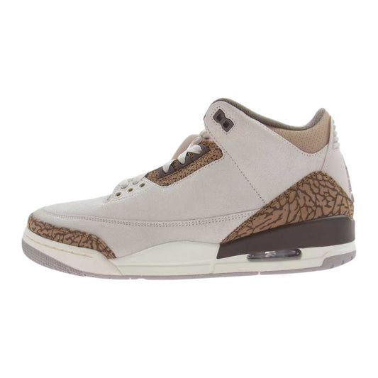NIKE ナイキ CT8532-102 Air Jordan 3 Retro Orewood Brown エアジョーダン3 レトロ オールウッドブラウン スニーカー ベージュ系 30cm【極上美品】【中古】