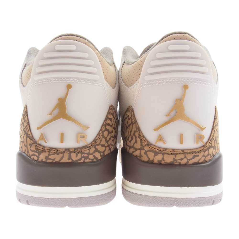 NIKE ナイキ CT8532-102 Air Jordan 3 Retro Orewood Brown エアジョーダン3 レトロ オールウッドブラウン スニーカー ベージュ系 30cm【極上美品】【中古】