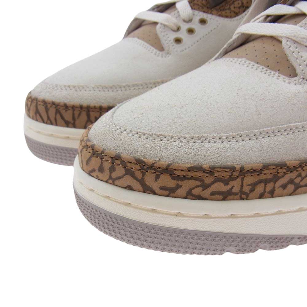 NIKE ナイキ CT8532-102 Air Jordan 3 Retro Orewood Brown エアジョーダン3 レトロ オールウッドブラウン スニーカー ベージュ系 30cm【極上美品】【中古】