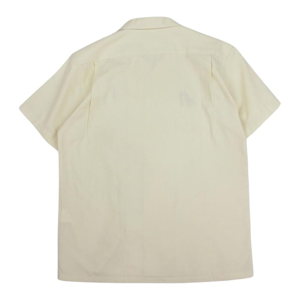 RADIALL ラディアル RAD-13SS-SH012 バーバー刺繍 半袖 シャツ オフホワイト系 S【中古】