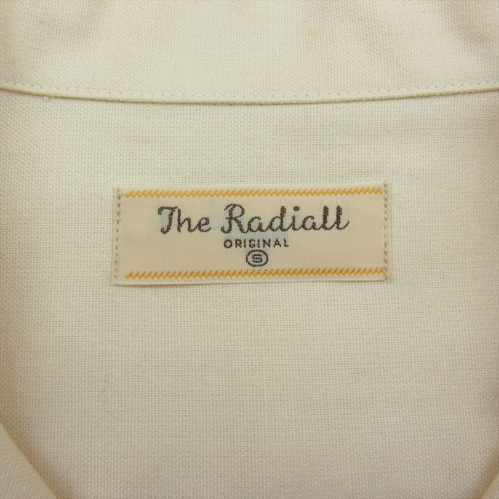 RADIALL ラディアル RAD-13SS-SH012 バーバー刺繍 半袖 シャツ オフホワイト系 S【中古】