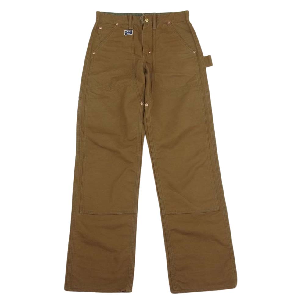 The REAL McCOY'S ザリアルマッコイズ 722 JOE McCOY 8HOUR UNION ブラウンダック ダブルニー ペインター パンツ ブラウン系 28【中古】
