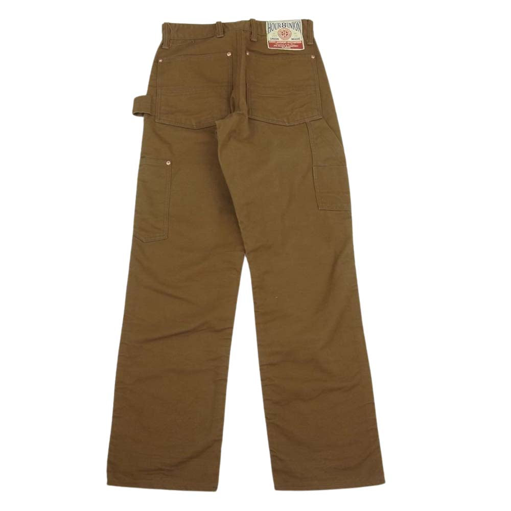 The REAL McCOY'S ザリアルマッコイズ 722 JOE McCOY 8HOUR UNION ブラウンダック ダブルニー ペインター パンツ ブラウン系 28【中古】