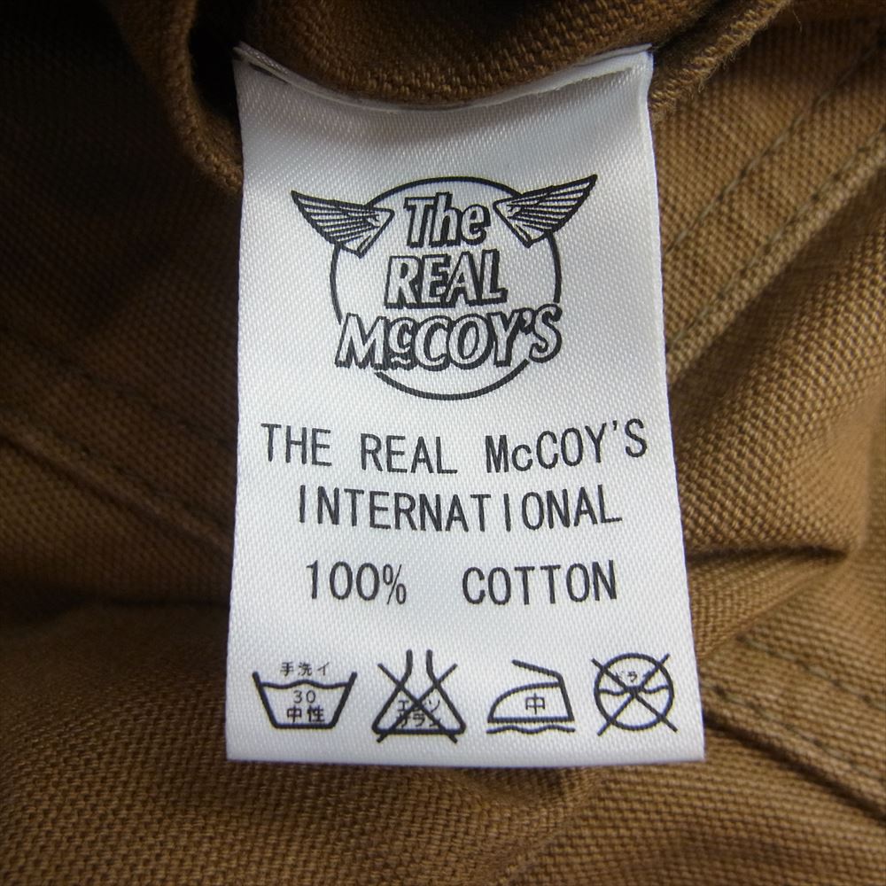 The REAL McCOY'S ザリアルマッコイズ 722 JOE McCOY 8HOUR UNION ブラウンダック ダブルニー ペインター パンツ ブラウン系 28【中古】