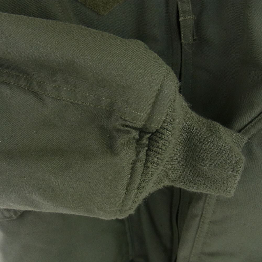 アメリカ軍 CWU45-P VALLEY APPAREL バレイアパレル ミリタリー フライト ジャケット カーキ系 L【中古】