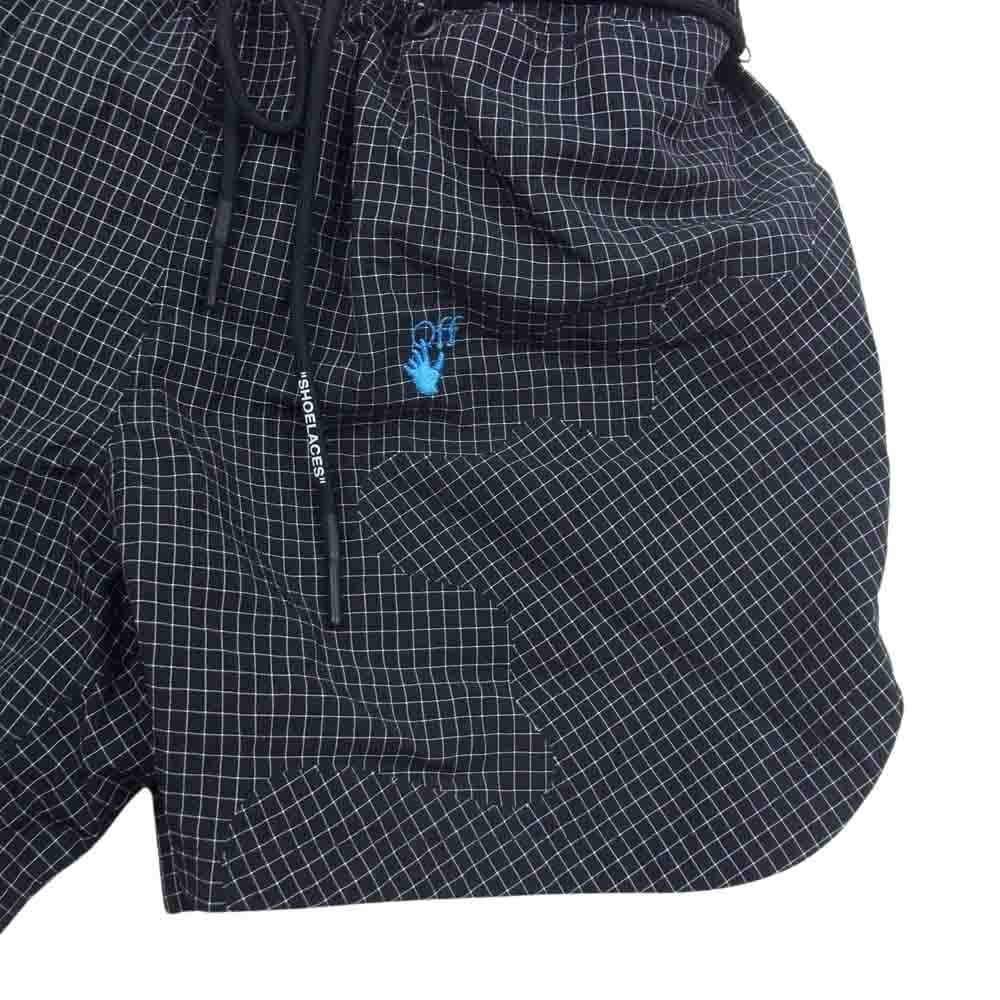 OFF-WHITE オフホワイト DN1703-010 × NIKE AS M NRG WOVEN SHORT ナイキ ウーブン ショーツ ブラック系 M【中古】