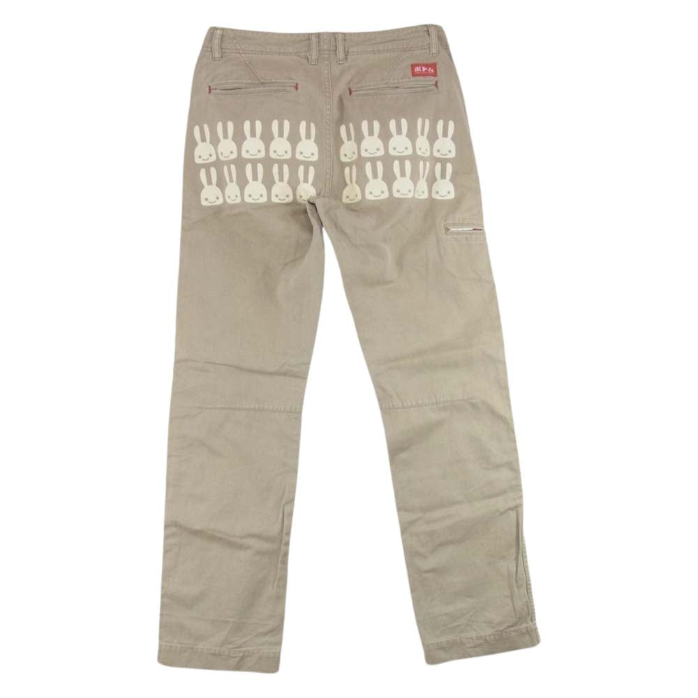 キューン TA08SK04 バックプリント チノ パンツ ベージュ系 30【中古】