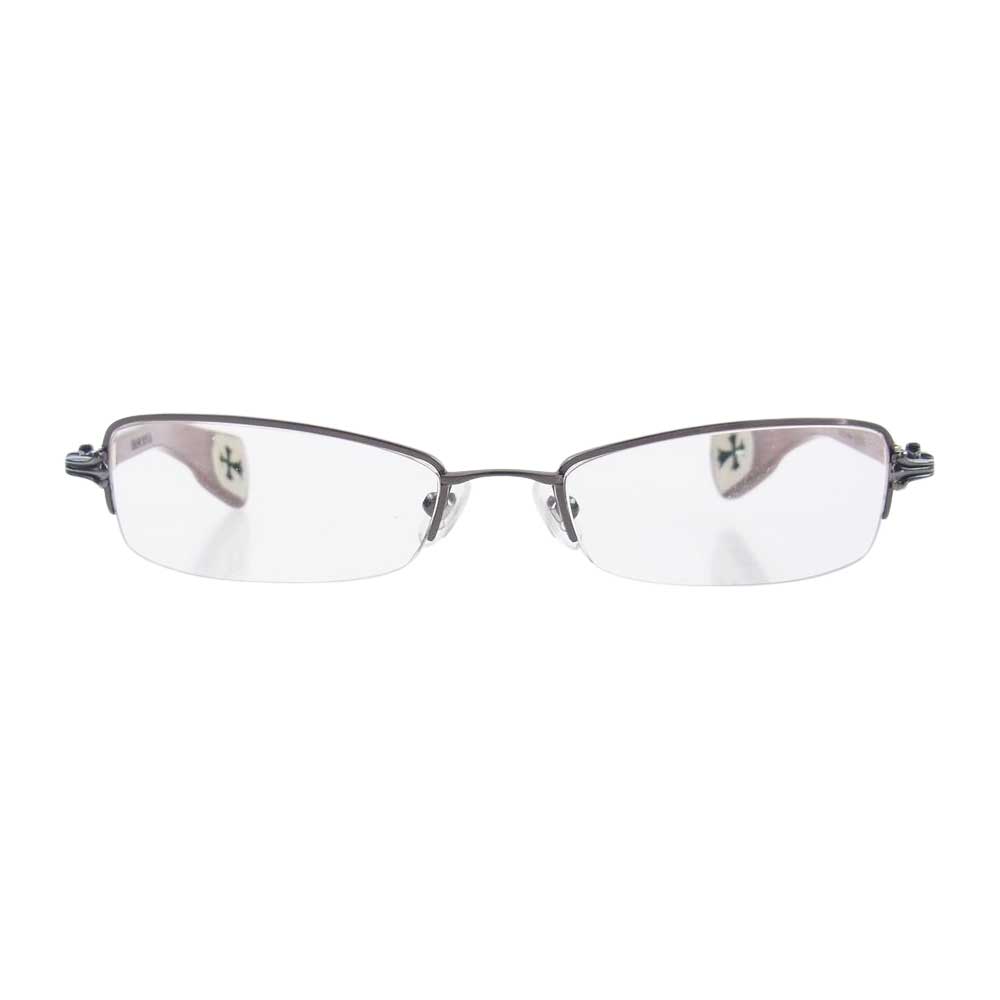 CHROME HEARTS クロムハーツ（原本無） ROCKS ウッドテンプル 眼鏡 メガネ アイウェア ブラウン系【中古】