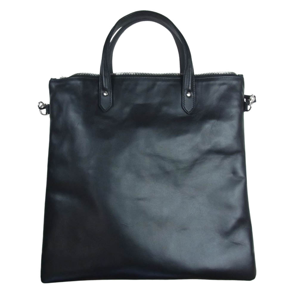 Lewis Leathers ルイスレザー BRONX LEATHER BAG ブロンクス レザー ショルダーバッグ ブラック系【美品】【中古】