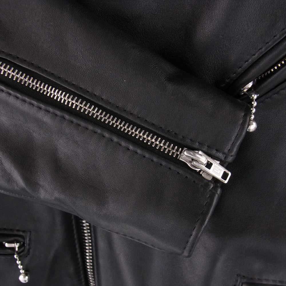 Lewis Leathers ルイスレザー CYCLONE サイクロン カウハイド レギュラーフィット ダブルライダース ジャケット ブラック系 40【中古】