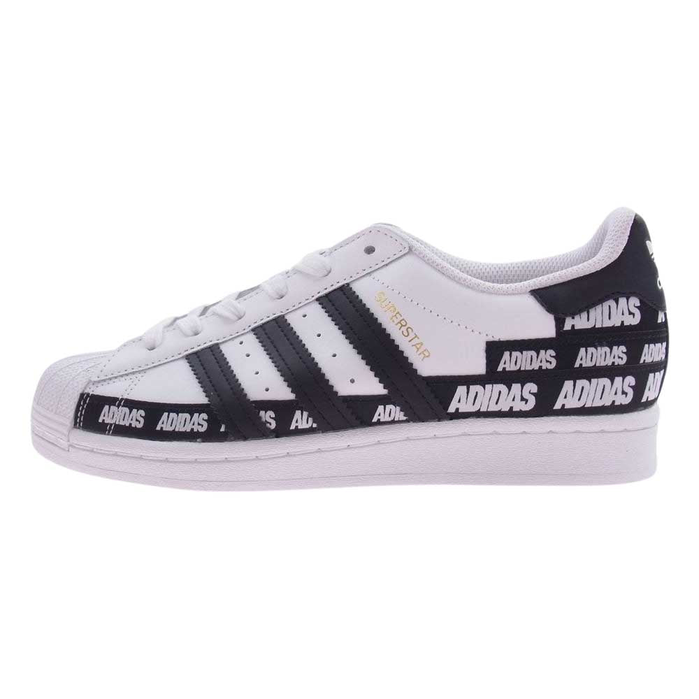 adidas アディダス FX5558 SUPERSTAR スーパースター ローカット スニーカー ブラック系 ホワイト系 24.5cm【新古品】【未使用】【中古】