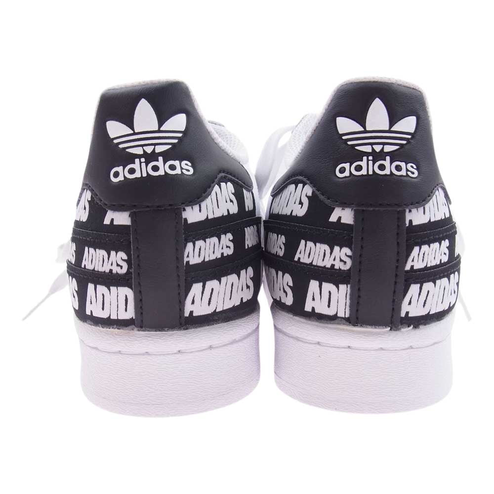 adidas アディダス FX5558 SUPERSTAR スーパースター ローカット スニーカー ブラック系 ホワイト系 24.5cm【新古品】【未使用】【中古】