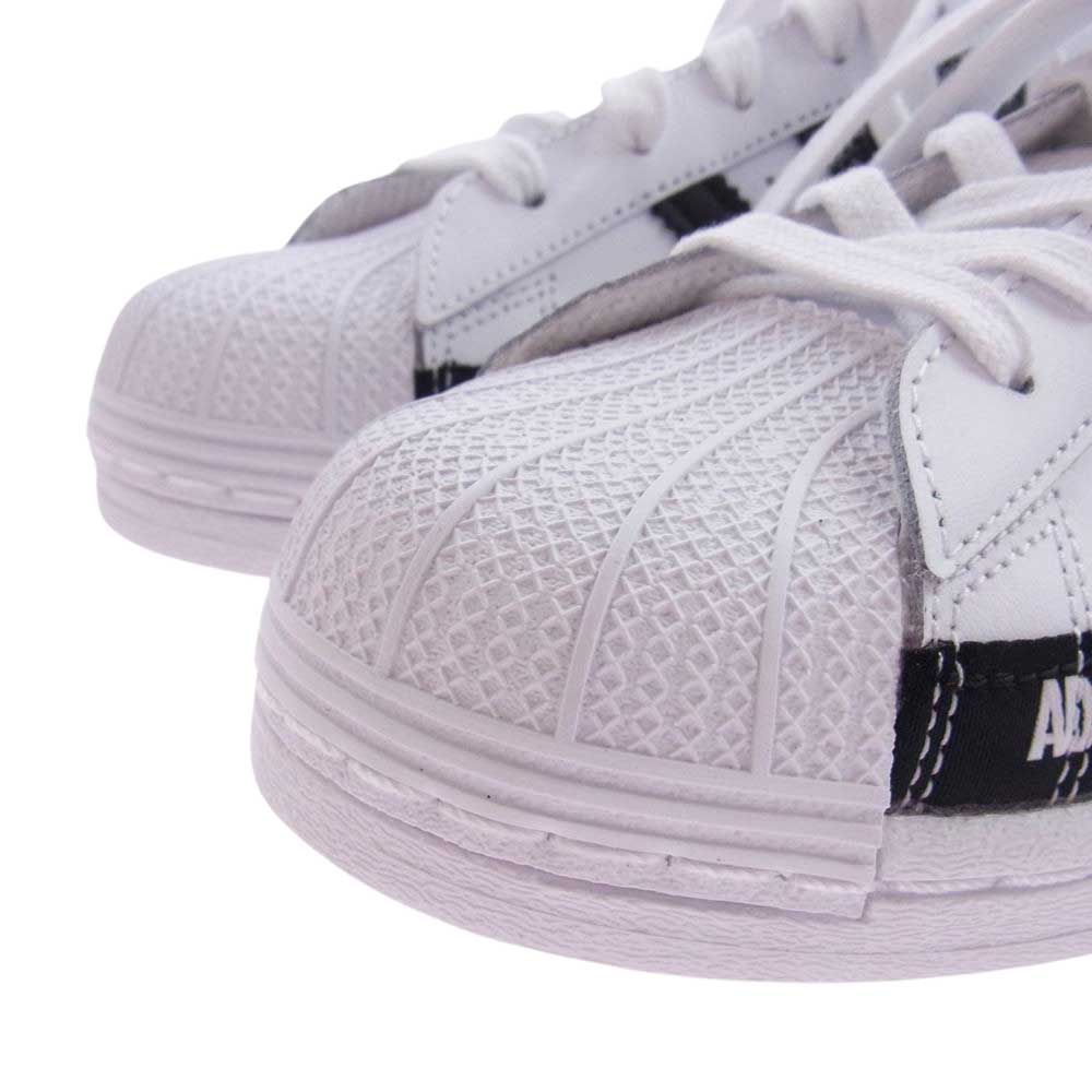 adidas アディダス FX5558 SUPERSTAR スーパースター ローカット スニーカー ブラック系 ホワイト系 24.5cm【新古品】【未使用】【中古】