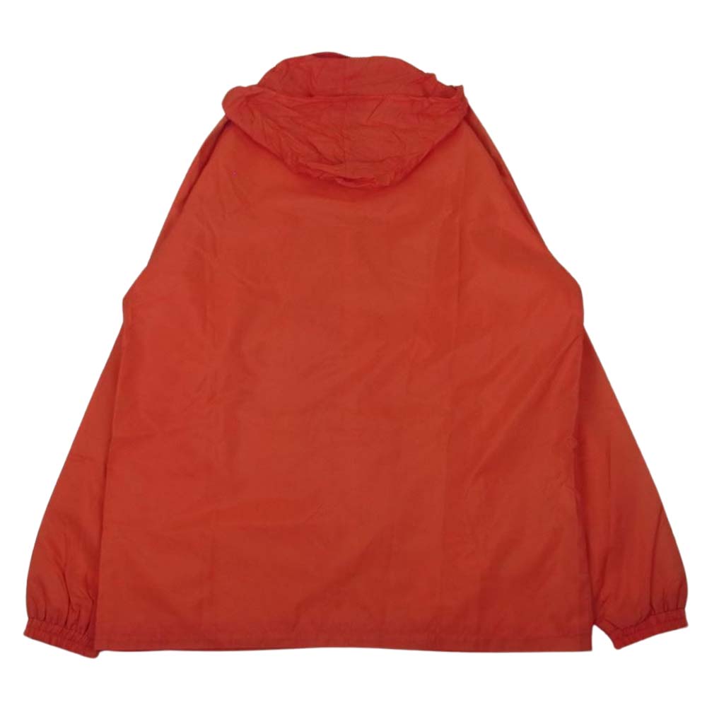 EVISU エヴィス SKATE BOARD カモメ ペイント ワッペン ナイロン ジップアップ ジャケット レッド系 40【中古】