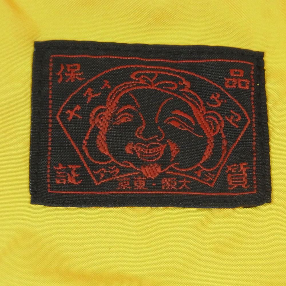 EVISU エヴィス SKATE BOARD カモメ ペイント ワッペン ナイロン ジップアップ ジャケット レッド系 40【中古】