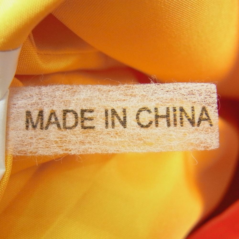 EVISU エヴィス SKATE BOARD カモメ ペイント ワッペン ナイロン ジップアップ ジャケット レッド系 40【中古】