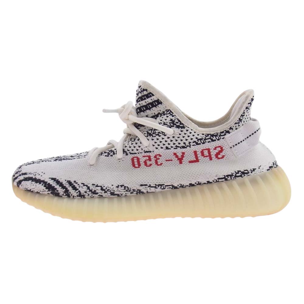 adidas アディダス CP9654 YEEZY Boost 350 V2 Zebra イージーブースト ゼブラ スニーカー ホワイト系 ブラック系 27cm【中古】