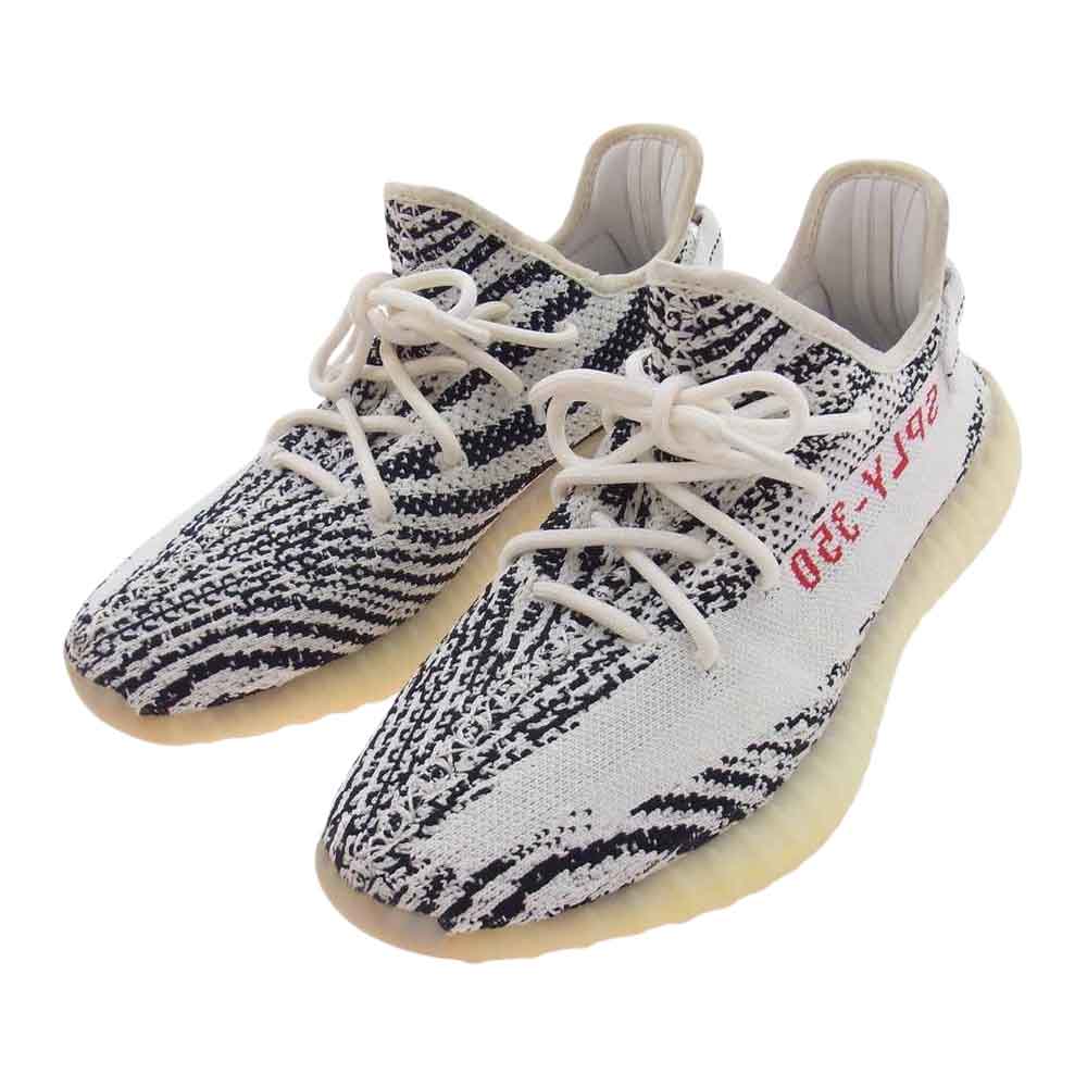 adidas アディダス CP9654 YEEZY Boost 350 V2 Zebra イージーブースト ゼブラ スニーカー ホワイト系 ブラック系 27cm【中古】