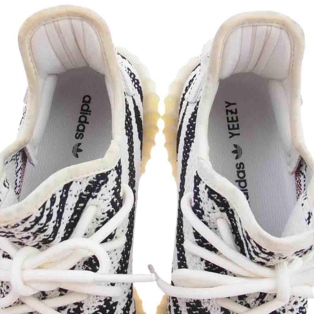 adidas アディダス CP9654 YEEZY Boost 350 V2 Zebra イージーブースト ゼブラ スニーカー ホワイト系 ブラック系 27cm【中古】