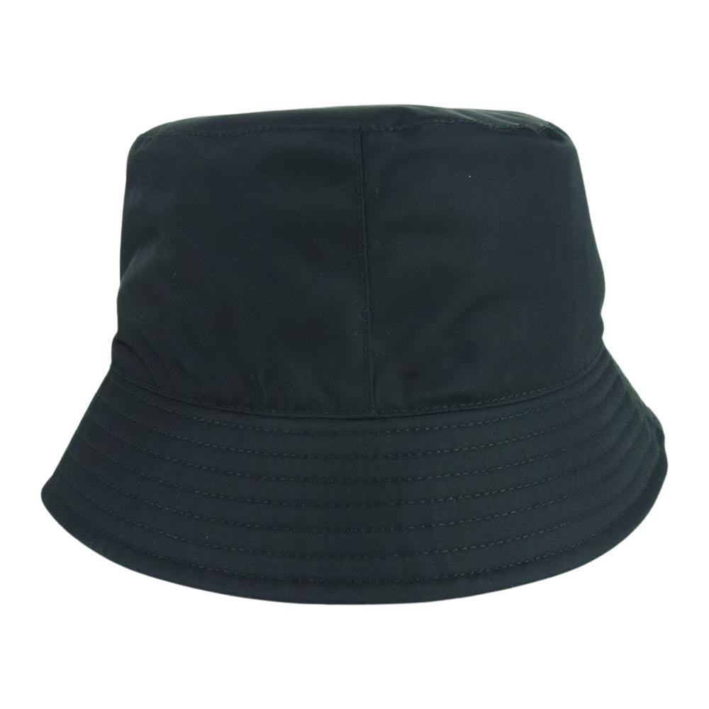 PALM ANGELS パームエンジェルス PWLA011C99FAB001 Nero bianco ロゴ バケット ハット 中国製 ブラック系【中古】