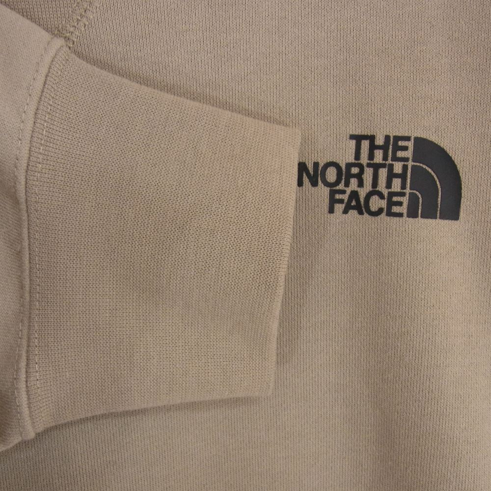 THE NORTH FACE ノースフェイス NT12034 BACK SQUARE LOGO HOODIE バックスクエアロゴ プルオーバー パーカー フーディ カーキ系 M【中古】