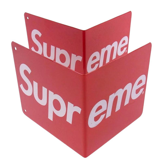 Supreme シュプリーム 17AW BOOKENDS ブックエンド ブックスタンド 本立て レッド系【中古】