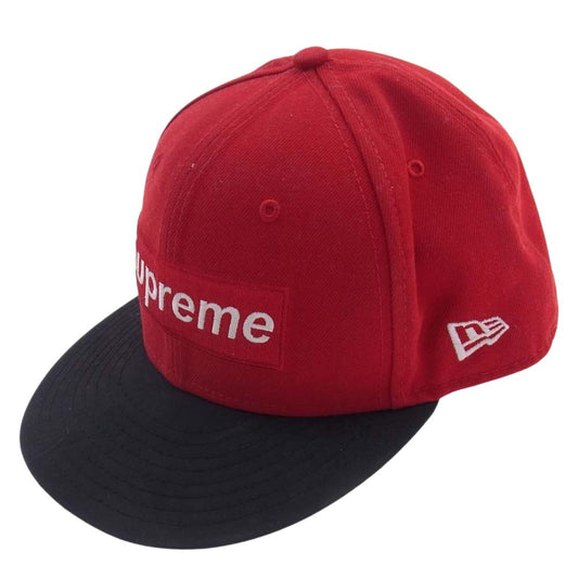Supreme シュプリーム NEW ERA ニューエラ Gore-Tex ゴアテックス 2-Tone 2トーン バイカラー キャップ 帽子 レッド系 ブラック系 61.5cm【中古】