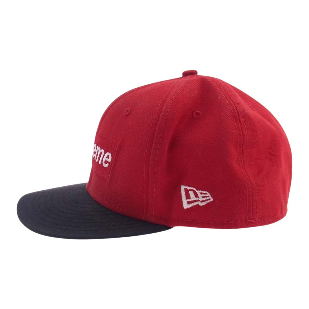 Supreme シュプリーム NEW ERA ニューエラ Gore-Tex ゴアテックス 2-Tone 2トーン バイカラー キャップ 帽子 レッド系 ブラック系 61.5cm【中古】
