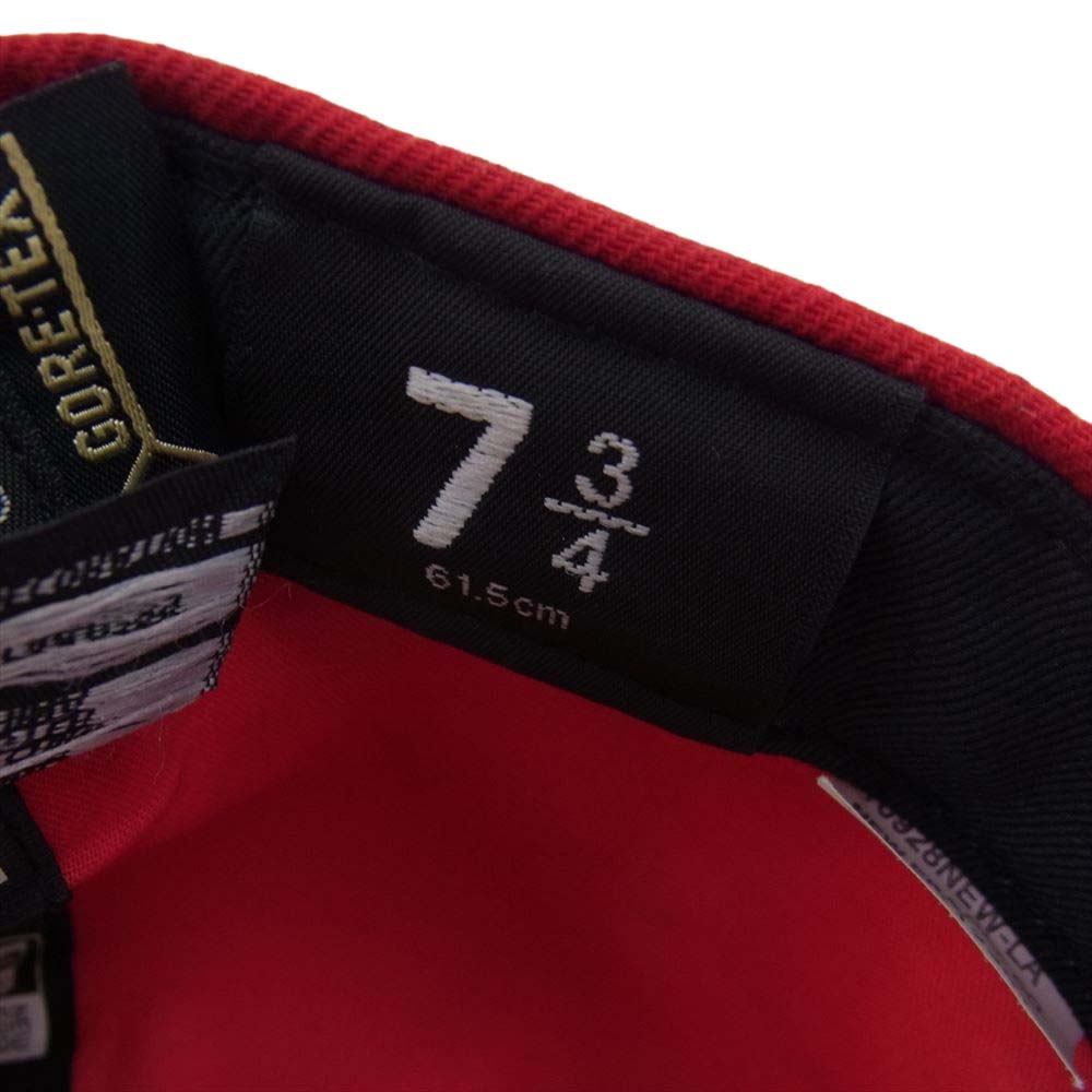 Supreme シュプリーム NEW ERA ニューエラ Gore-Tex ゴアテックス 2-Tone 2トーン バイカラー キャップ 帽子 レッド系 ブラック系 61.5cm【中古】