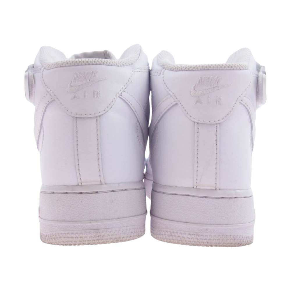 NIKE ナイキ 315123-111 AIR FORCE 1 MID 07 エアフォース ONE ミッド  07 スニーカー ホワイト系 27.5ｃｍ【中古】