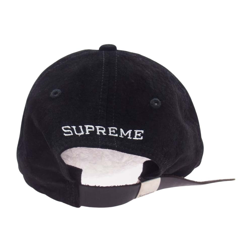 Supreme シュプリーム Pigment Print S Logo 6-Panel CAP ピグメント プリント ロゴ キャップ ブラック系【中古】