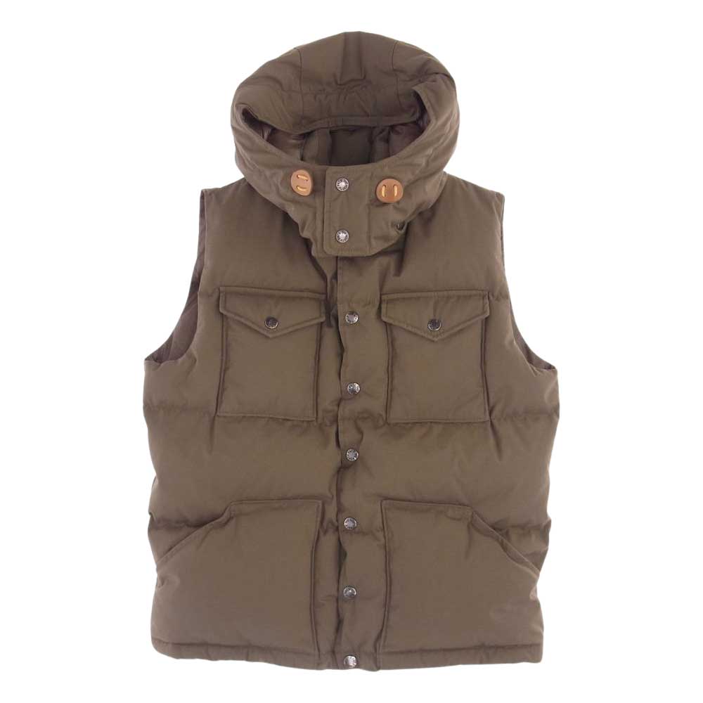 THE NORTH FACE ノースフェイス ND2550N PURPLE LABEL パープルレーベル Hooded Sierra Vest ダウンベスト ブラウン系 M【中古】