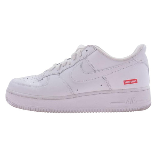 Supreme シュプリーム CU9225-100 × Nike Air Force 1 Low ナイキ エアフォース1 ロー スニーカー ホワイト系 27.5cm【中古】