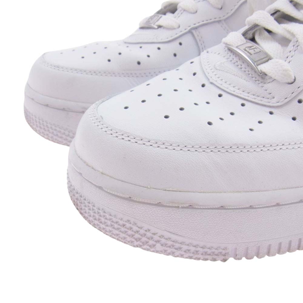 Supreme シュプリーム CU9225-100 × Nike Air Force 1 Low ナイキ エアフォース1 ロー スニーカー ホワイト系 27.5cm【中古】
