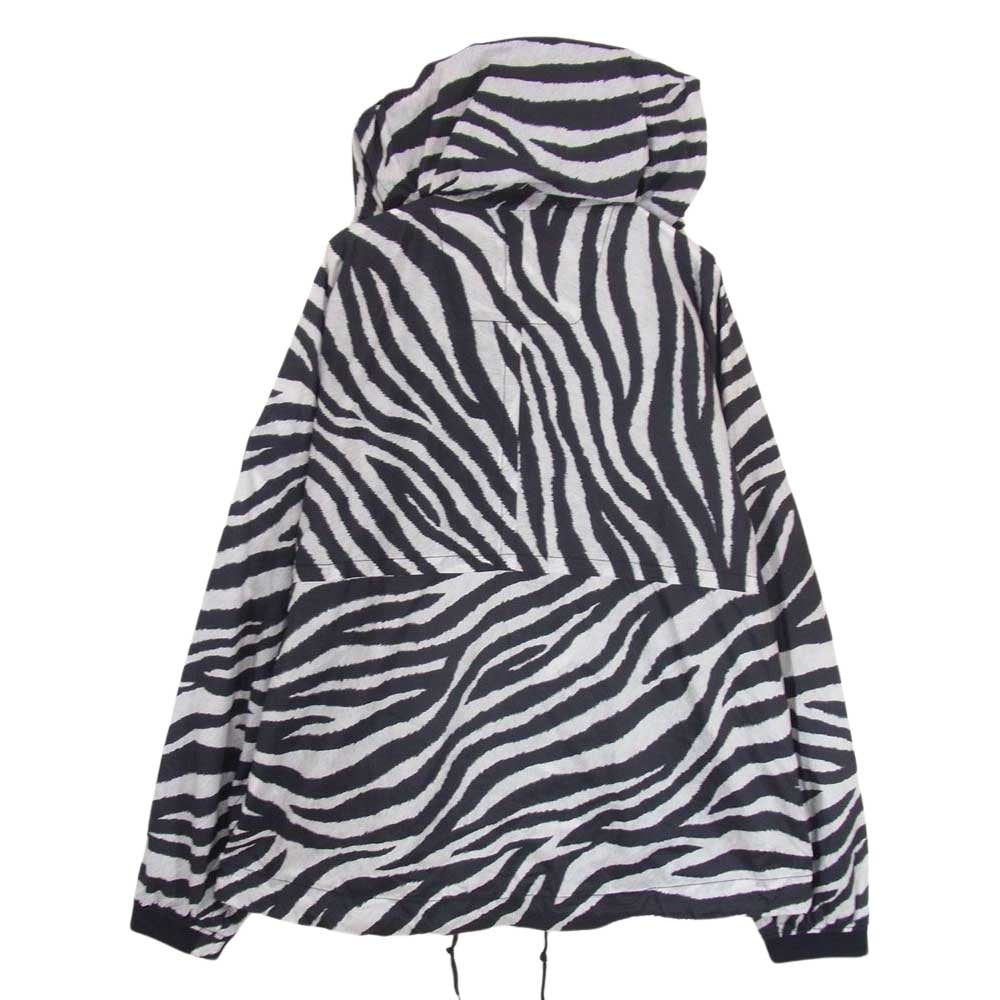 THE NORTH FACE ノースフェイス NP2009N PERTEX Zebra Print Mountain Wind Parka パーテックス ゼブラプリント マウンテンパーカー ジャケット ブラック系 S【中古】