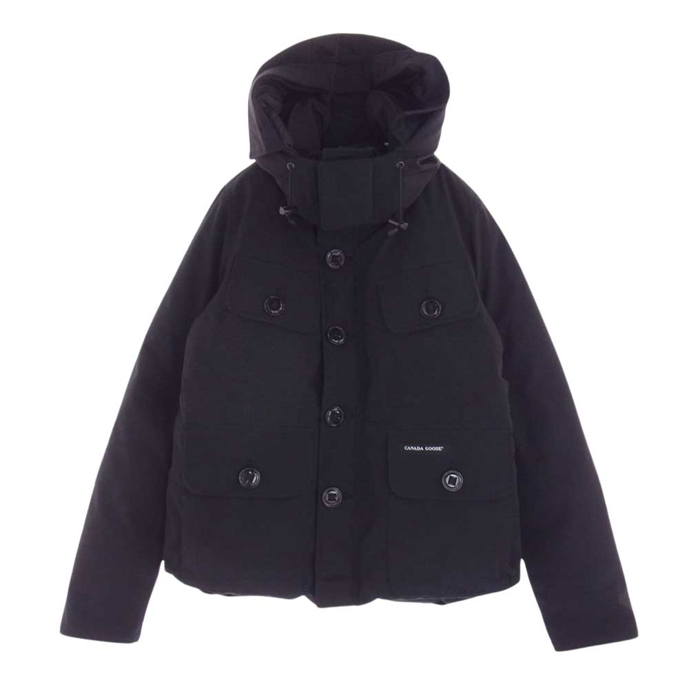 CANADA GOOSE カナダグース 2301JM R グリフィンインターナショナル RUSSELL PARKA ラッセルパーカ ダウンジャケット ブラック系 S【中古】
