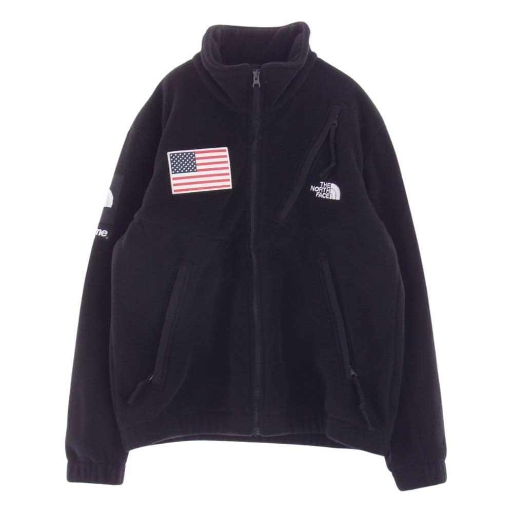 Supreme シュプリーム 17SS NL01703I The North Face ノースフェイス Trans Antarctica Expedition Fleece Jacket フリース ジャケット ブラック系 S【中古】
