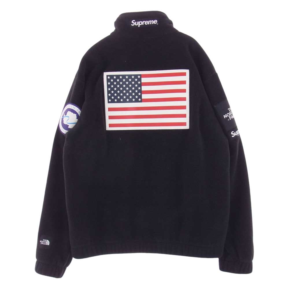 Supreme シュプリーム 17SS NL01703I The North Face ノースフェイス Trans Antarctica Expedition Fleece Jacket フリース ジャケット ブラック系 S【中古】