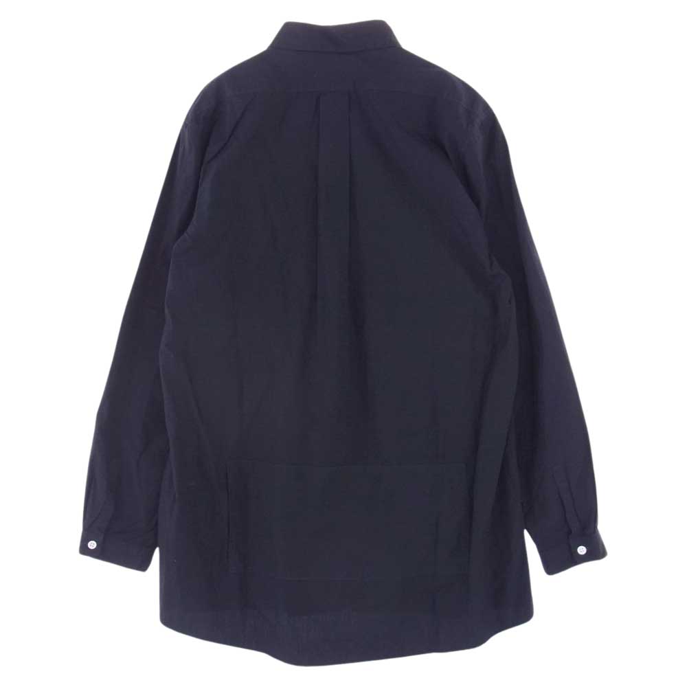 PORTER ポーター DWQOA101 DIGAWEL ディガウェル POCKET SHIRT by DIGAWEL マルチポケット 長袖 シャツ ネイビー系 2【極上美品】【中古】