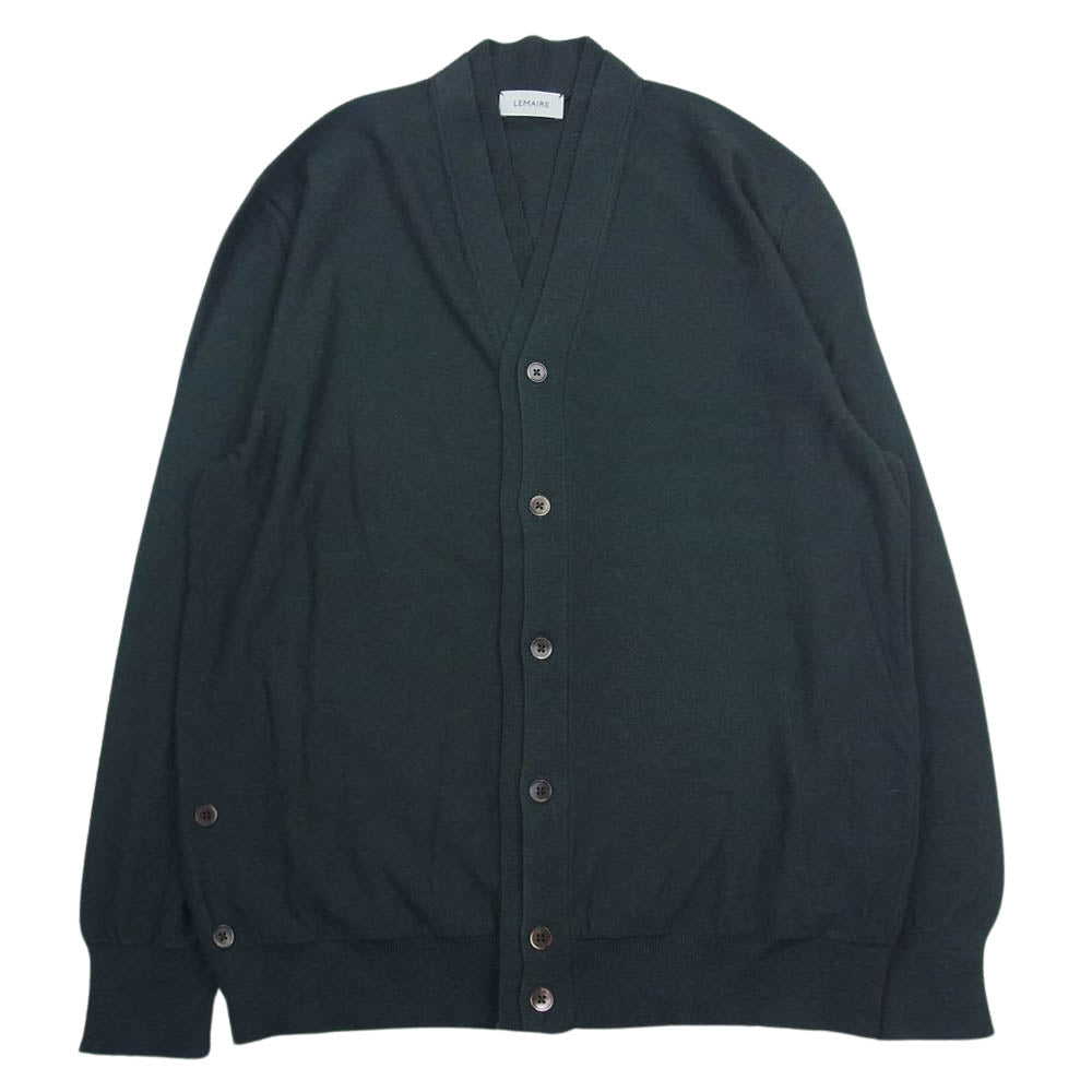 ルメール 22AW KN337 LK087 TWISTED CARDIGAN ツイスト カーディガン グレー系 XS【美品】【中古】