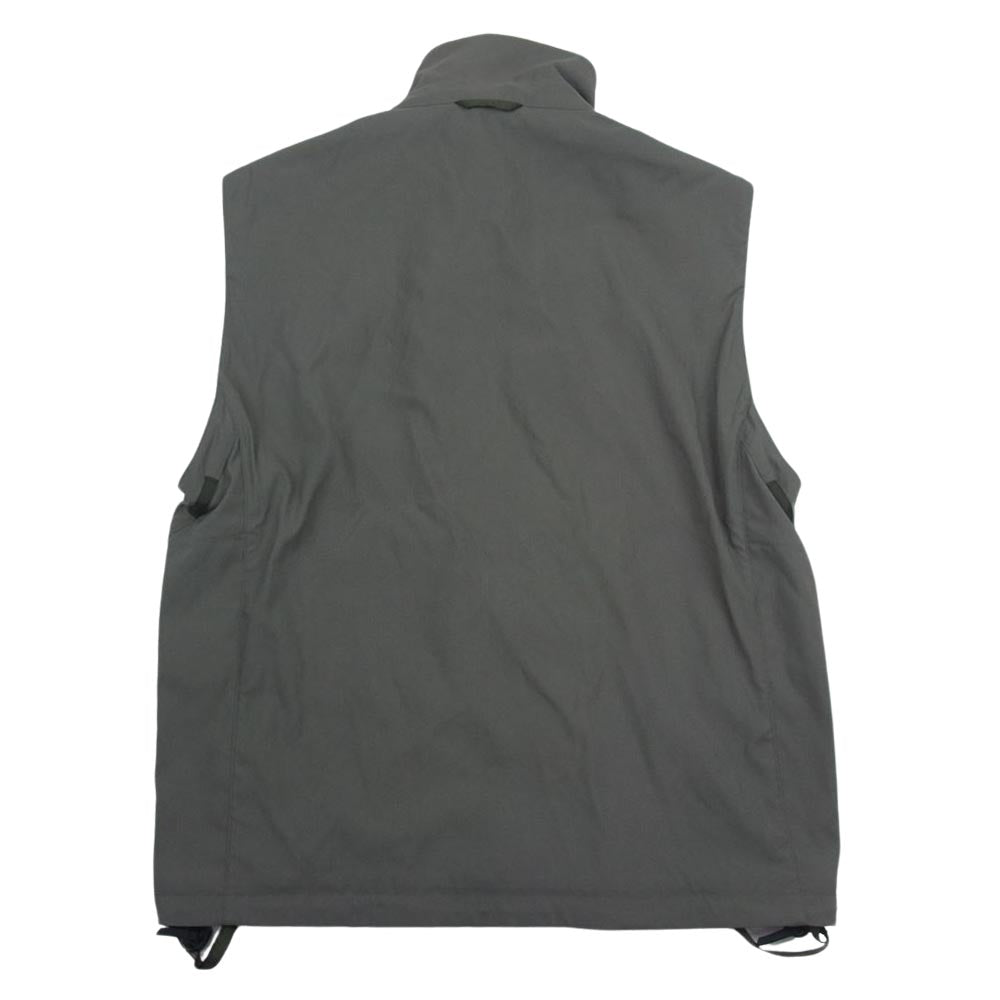 アクロニウム 23SS V68-M Nylon Strech Rider Vest ナイロン ストレッチ ライダー ベスト カーキ系 S【美品】【中古】