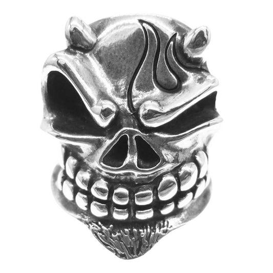 STARLIN GEAR スターリンギア PUNCHER DEVIL RING パンチャー デビル リング シルバー系 19号【中古】