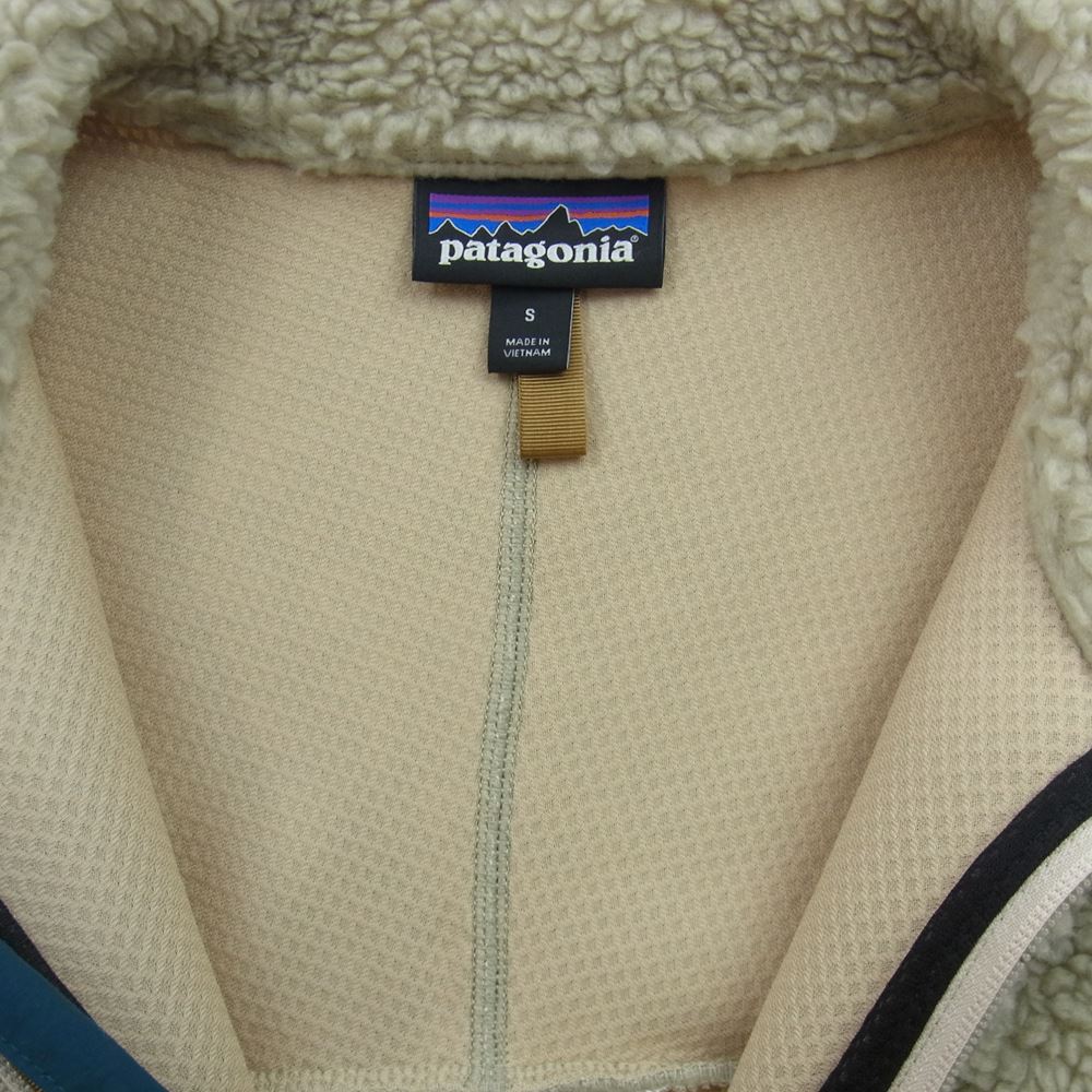 patagonia パタゴニア 21AW 23056 CLASSIC RETRO-X JACKET クラシック レトロエックス ジャケット オフホワイト系 S【美品】【中古】