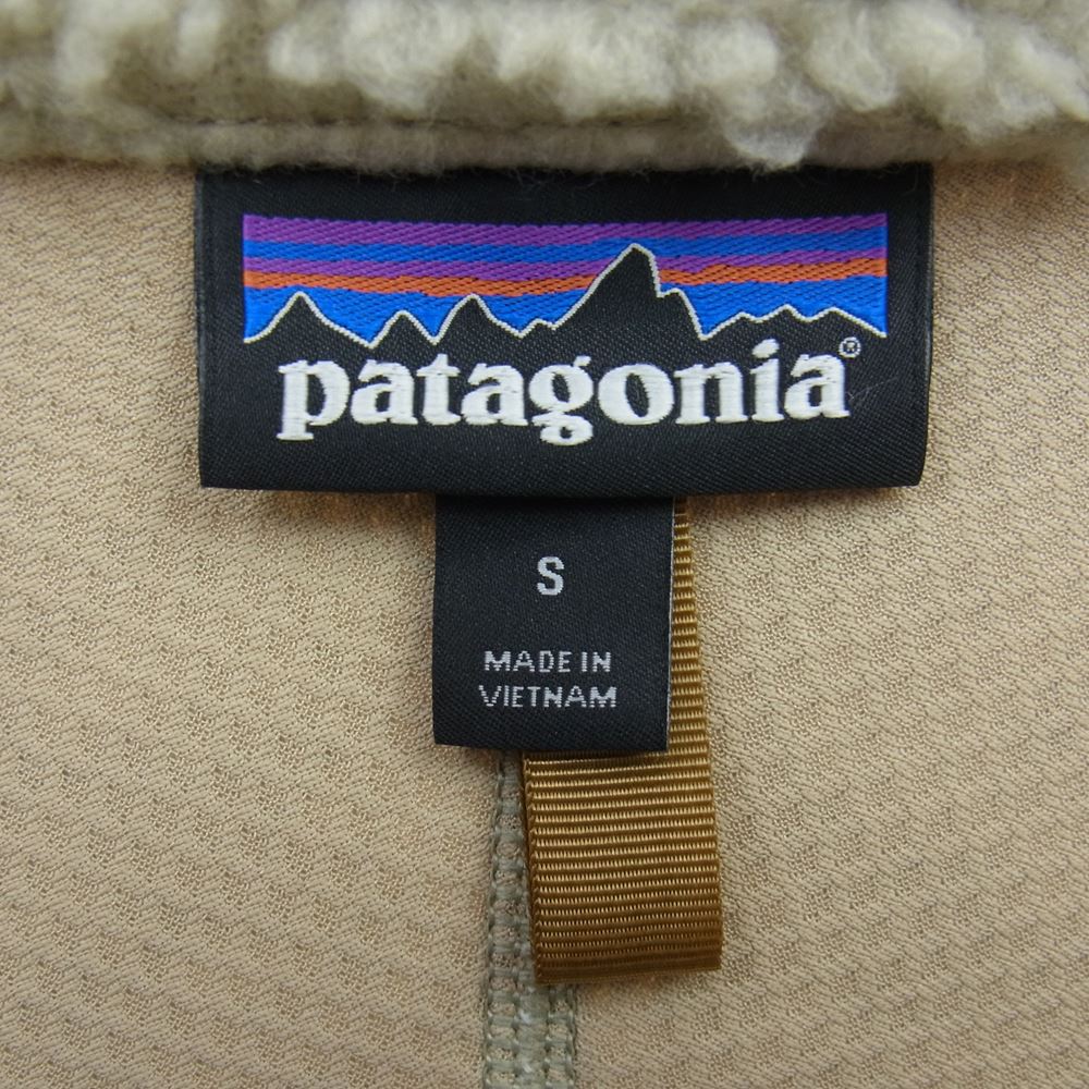 patagonia パタゴニア 21AW 23056 CLASSIC RETRO-X JACKET クラシック レトロエックス ジャケット オフホワイト系 S【美品】【中古】