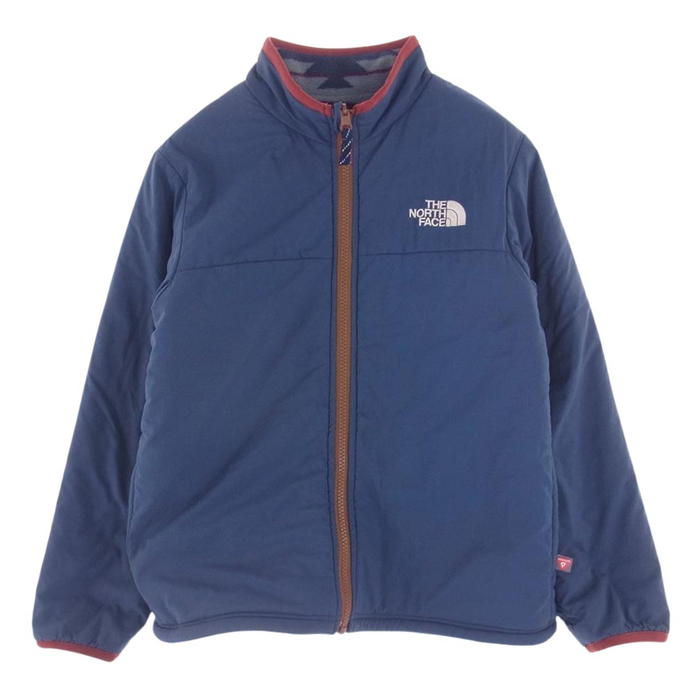 THE NORTH FACE ノースフェイス NYJ81812 REVERSIBLE BASK JACKET リバーシブル ジャケット キッズ  ブルー系【中古】