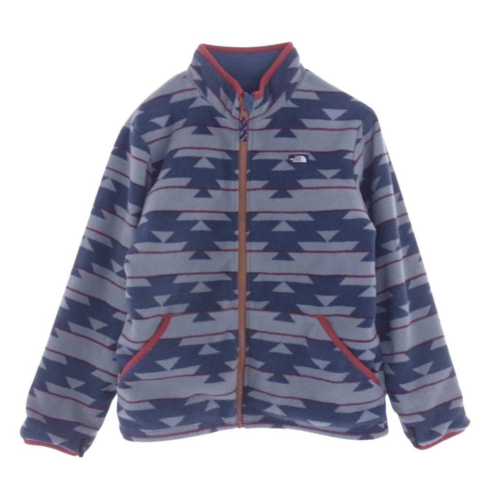 THE NORTH FACE ノースフェイス NYJ81812 REVERSIBLE BASK JACKET リバーシブル ジャケット キッズ ブルー系【中古】