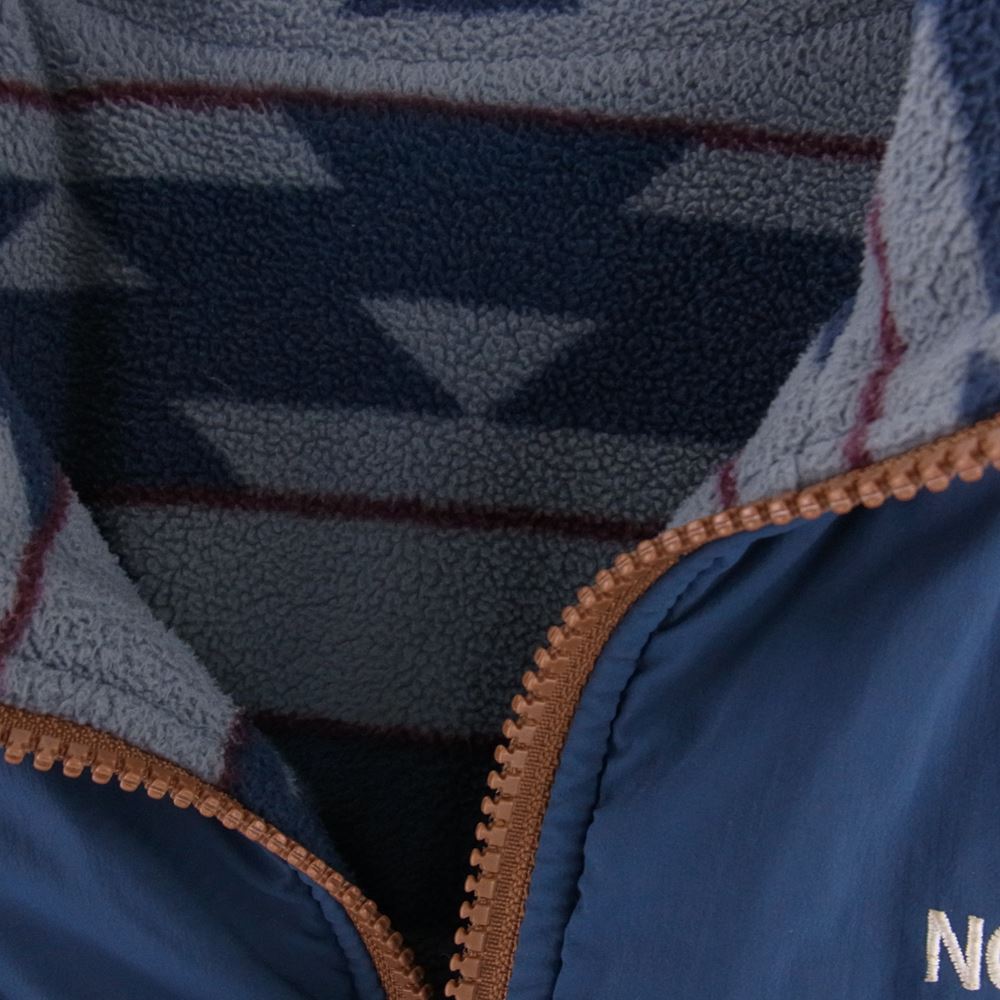 THE NORTH FACE ノースフェイス NYJ81812 REVERSIBLE BASK JACKET リバーシブル ジャケット キッズ ブルー系【中古】