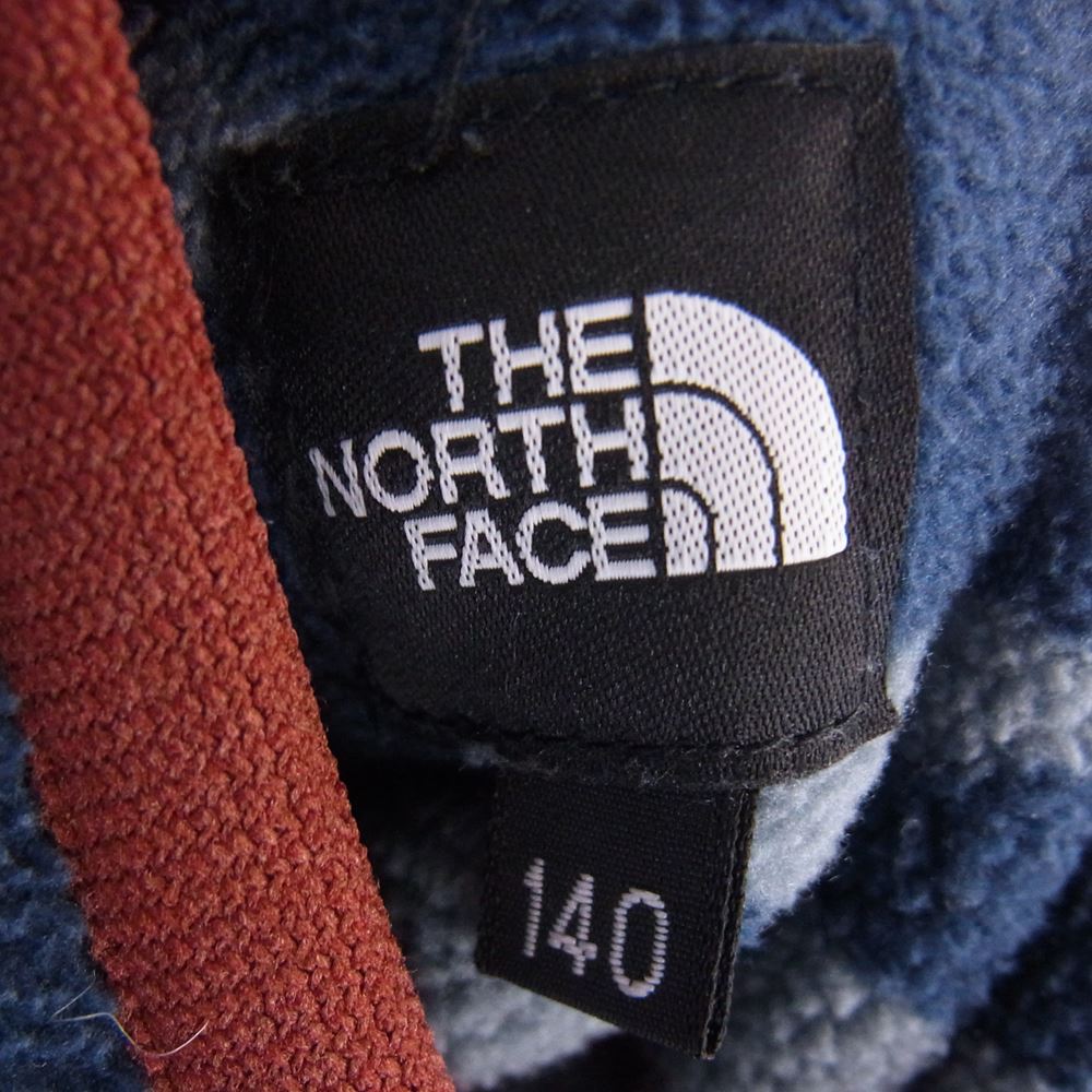 THE NORTH FACE ノースフェイス NYJ81812 REVERSIBLE BASK JACKET リバーシブル ジャケット キッズ ブルー系【中古】