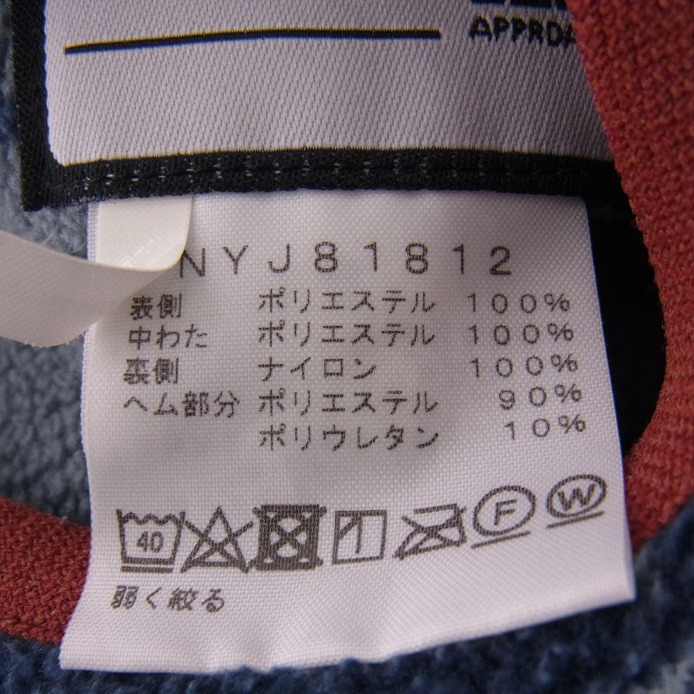 THE NORTH FACE ノースフェイス NYJ81812 REVERSIBLE BASK JACKET リバーシブル ジャケット キッズ ブルー系【中古】
